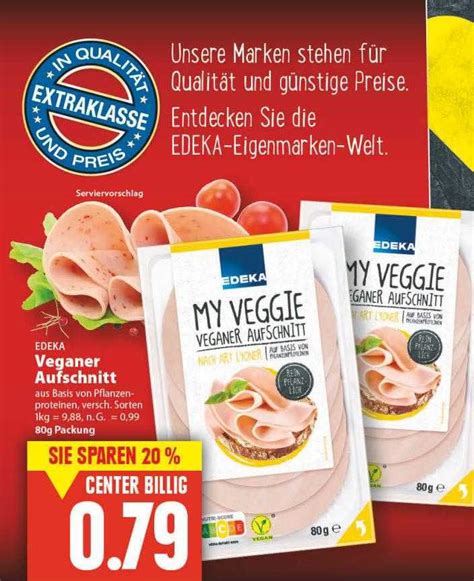 Edeka Veganer Aufschnitt Angebot Bei E Center