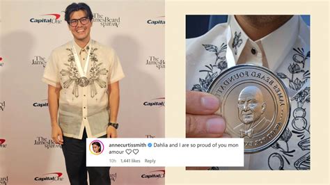 Look Erwan Heussaff Wins A James Beard Award In A Randolf Clothing