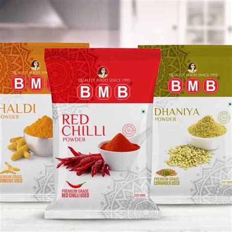 Spices Packaging Design Agency Masala Packet And Pouch Design