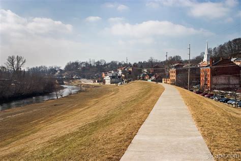 Dike Along Galena River Photograph By Adam Romanowicz