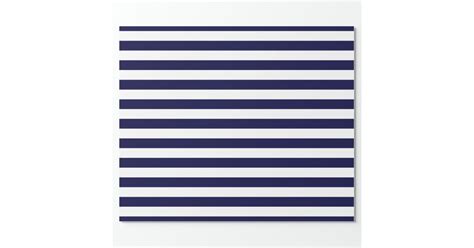 Navy Blue And White Extra Large Stripe Pattern Wrapping Paper Zazzle