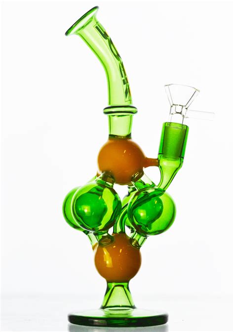 Rock Glass Quad Ball Master Bong — Toker Supply