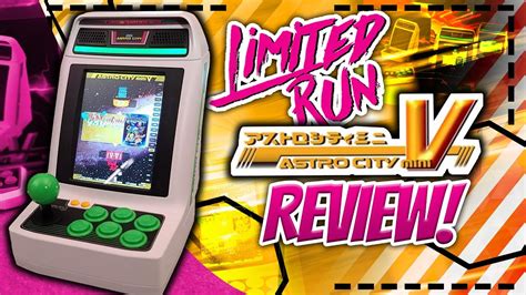 SEGA Astro City Mini V Arcade Review Limited Run Games YouTube