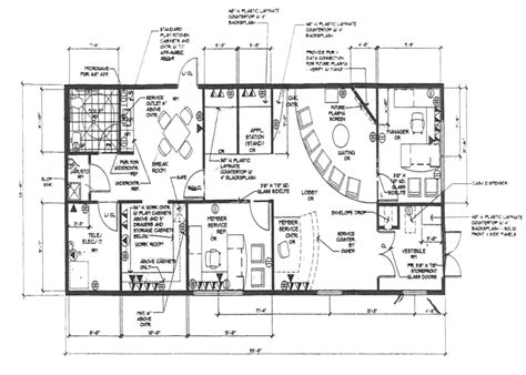 Floor Plan Of Bank Building