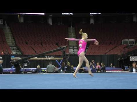 Carly Bauman Floor Exercise 2017 Nastia Liukin Cup Video Dailymotion