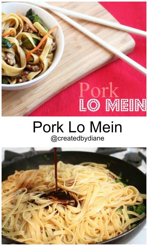 Pork Lo Mein Createdbydiane Createdby 201209