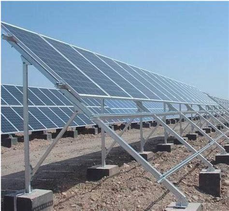 Large Scale Ground Photovoltaic Power Generation Structure Zinc