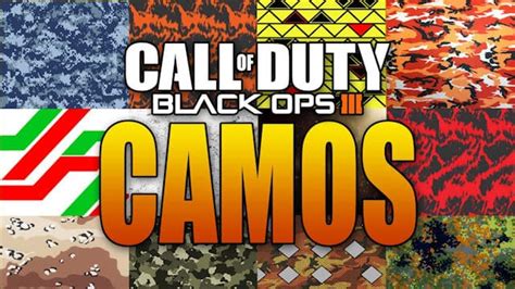 Call Of Duty Black Ops 3 How To Unlock Camos