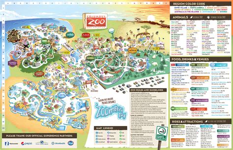 Printable Columbus Zoo Map | Ruby Printable Map