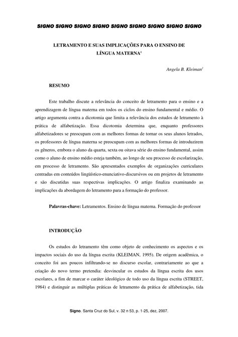 Considerando A Distinção Entre Alfabetização E Letramento E Suas Implicações