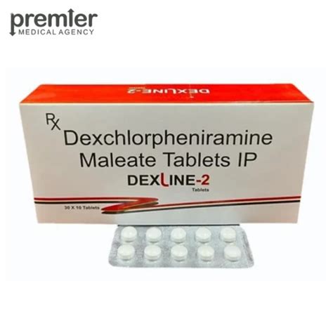 Dexchlorpheniramine Mg Maleate Tablets Ip Dexline For Clinic At Rs