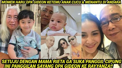 Momen Haru Opa Gideon Tengker Ketemu Rafathar Rayyanza Saking