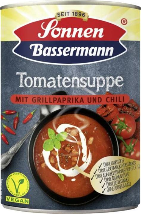 Sonnen Bassermann Tomatensuppe Mit Grillpaprika Und Chili Von Mytime De