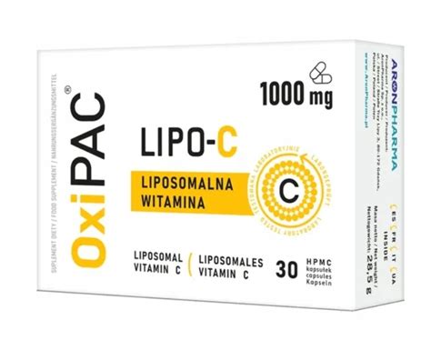 ARONPHARMA OxiPAC Lipo C Liposomalna Wit C 30 Szt 13416471351 Allegro Pl