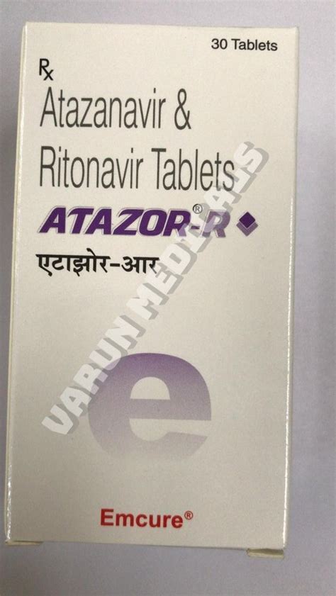 Atazor R Atazanavir 300 Mg Ritonavir 100 Mg At Rs 1700 Pack HIV