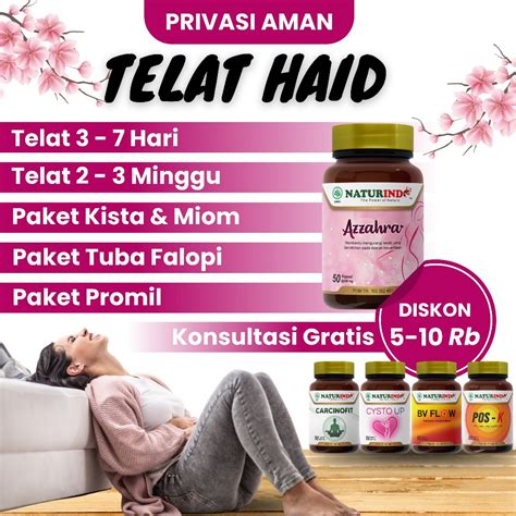 Jual Obat Telat Dateng Bulan Pelancar Haid Pelancat Tidak Teratur Nyeri