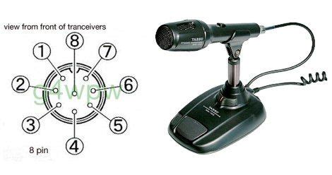 yaesu microphone wiring