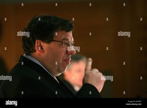 IRELAND, IRISH PRIME MINISTER, Irish Taoiseach, BRIAN COWEN, leader Stock Photo - Alamy