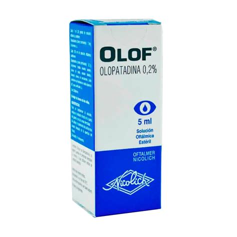 Olof Olopatadina 0 2 Solución Oftálmica estéril 5 mL Punto Farma