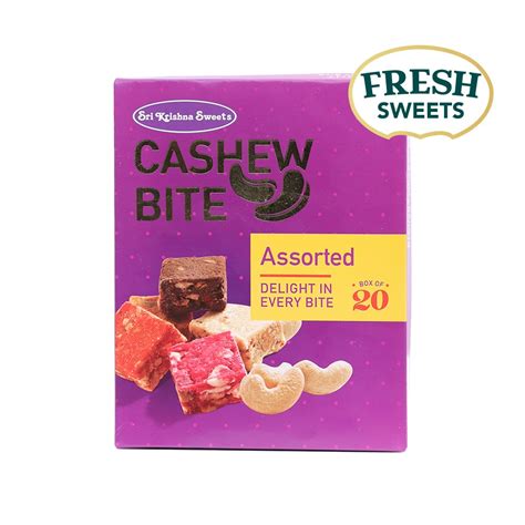 Classic Cashew Bites Fresh Burfi By Sri Krishna Sweets Price Buy