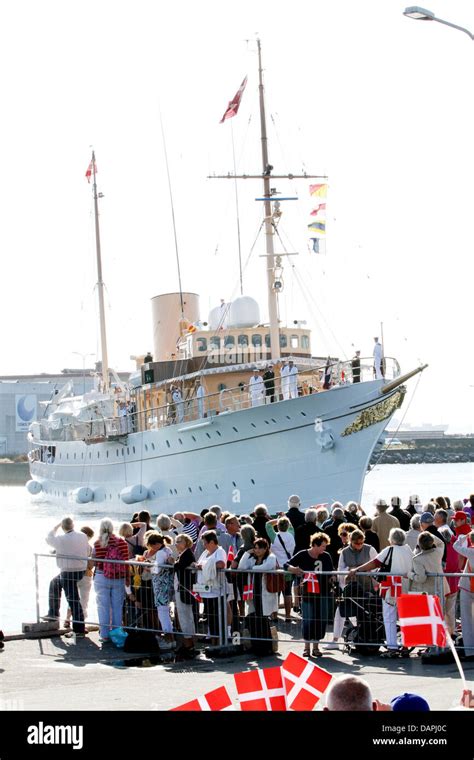 Danish Royal Yacht Dannebrog Arrives Hi Res Stock Photography And