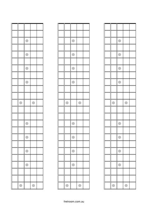 Printable Blank Guitar Neck Diagram Printable Word Searches