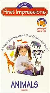 Amazon.com: Baby's First Impressions, Vol. 6 - Animals [VHS]: Baby's ...