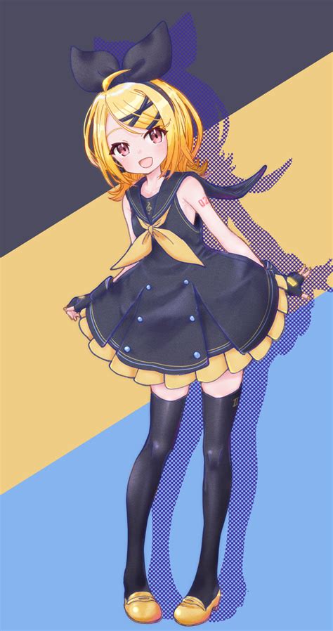 Kagamine Rin Vocaloid Drawn By Yukihanesnowowl515 Danbooru