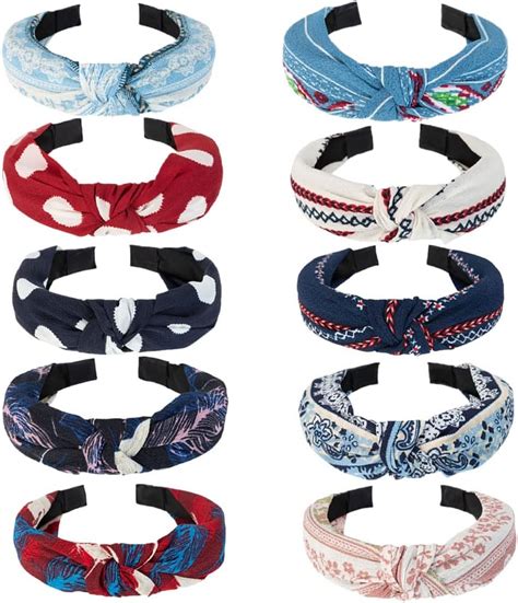 Bandeaux Pour Femmes Bandeau Alice Large Avec N Ud En Tissu Floral