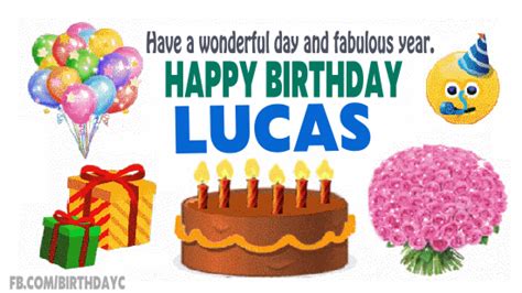 Happy Birthday LUCAS images GIFs | Birthday Greeting | birthday.kim