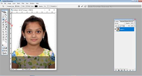 How to make passport size photo in photoshop? - Wizbrand