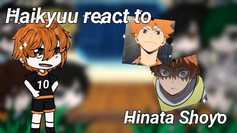 Haikyuu React To Hinata Shoyo YouTube