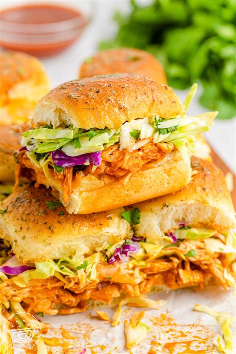 The Best Bbq Chicken Sliders Little Sunny Kitchen