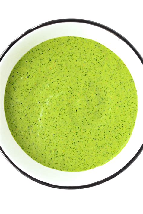 Cilantro and Mint Sauce (Creamy!) - That Spicy Chick