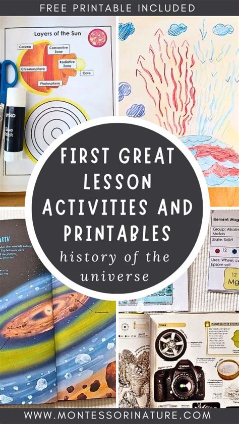 history  universe montessori  great lesson montessori nature