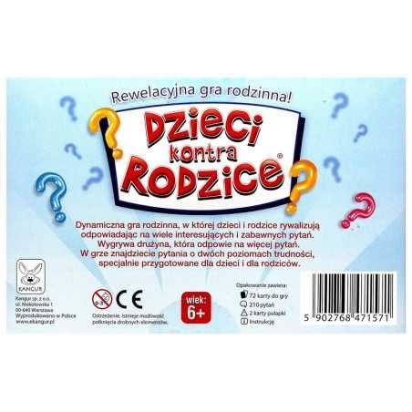 Dzieci Kontra Rodzice Gra Po Polsku