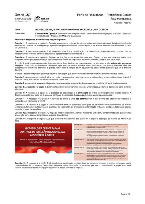 Pdf Perfil De Resultados Profici Ncia Cl Nica Pdf Filequest O