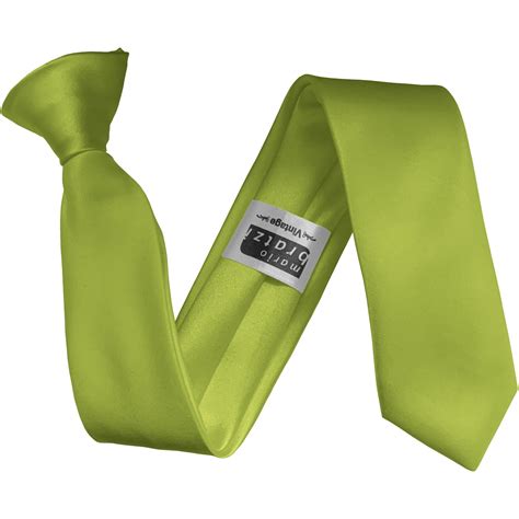 Emerald Green Italian Satin Skinny Clip On Tie Wrexham Club Ties Ltd