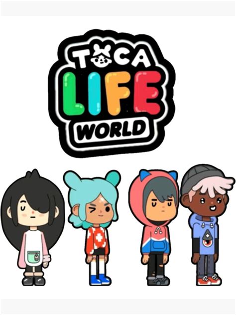 Toca Boca Toca Boca 2021 Toca Life World Poster For Sale By