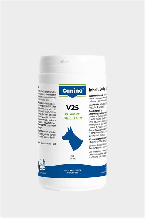V25 vitamin tablets | Canina phama GmbH