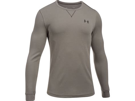 Under Armour Mens Ua Lightweight Waffle Crew Shirt Long Sleeve