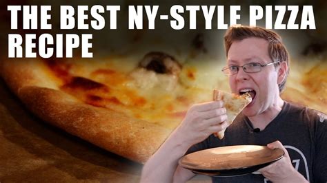 New York Style Pizza Dough Homemade Pizza Recipe Youtube