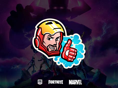 Fortnite Chapter 2 Season 4 emoticons - Iron Man by Andy Hunt on Dribbble