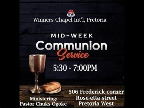 Midweek Communion Service Youtube