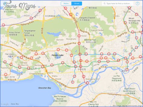 SHENZHEN RAIL MAP ToursMaps