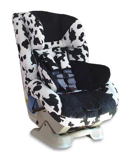 Custom Britax Boulevard Car Seat Cover Cow Print