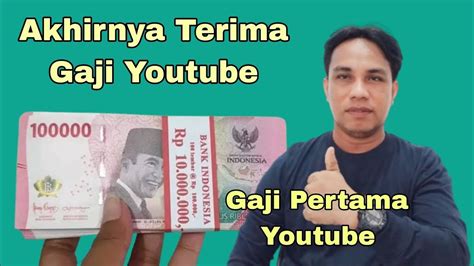 Gaji Youtuber Pemula Tahun Youtube