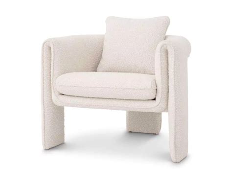 Eichholtz Fauteuil Toto Boucl Cream Wilhelmina Designs