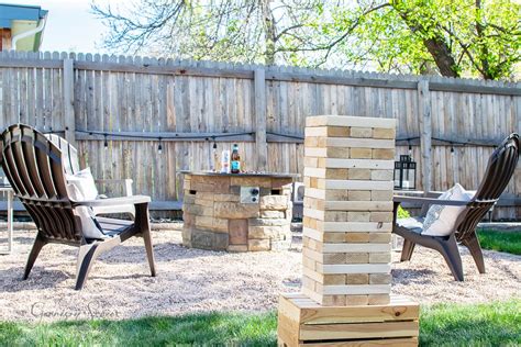 Diy Giant Block Tower Yard Game Garrison Street Design Studio