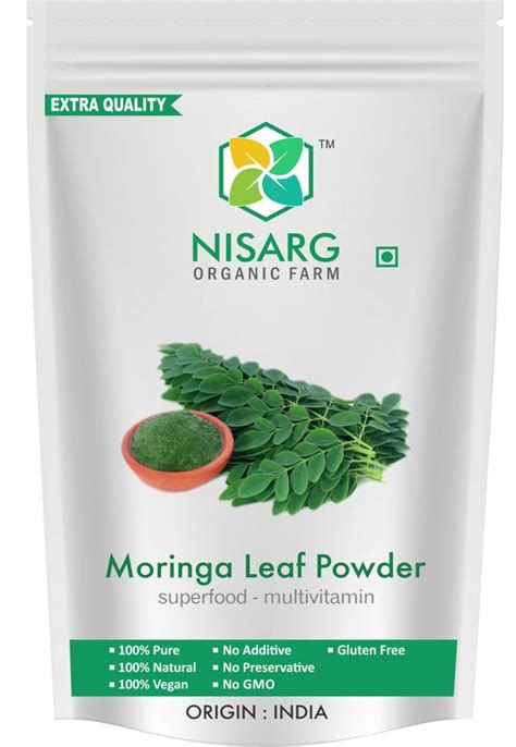 Nisarg Organic Moringa Leaf Powder Season Bazaar